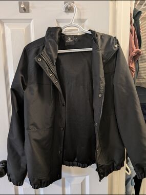 Volcom Black Hooded Jacket